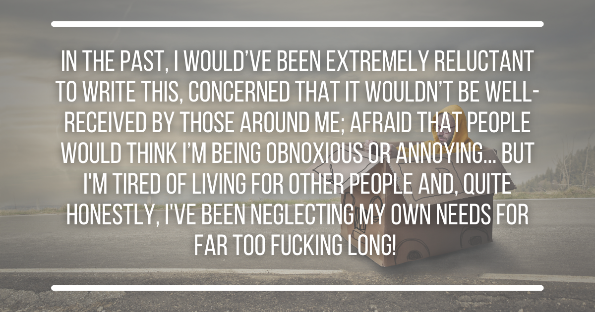 In the past, I would've been extremely reluctant to write this...